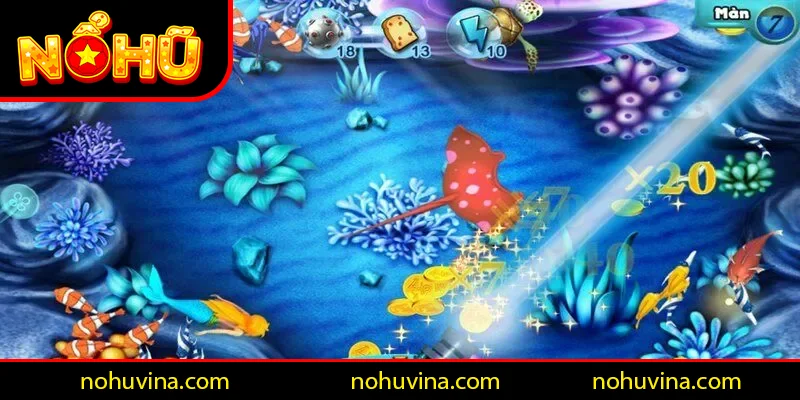 Bạn nên xả súng khi cá vừa ra khỏi màn